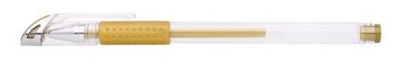 Gelové pero "Gel-Ico", zlatá, 0,7mm, s uzávěrem, ICO