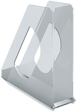 Stojan na časopisy "Europost", čirá, 68 mm, plast, ESSELTE