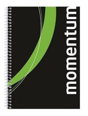 Blok na psaní "Momentum", čistý, drátěná kroužková vazba, A4, 90 listů, VICTORIA