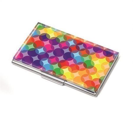 Vizitkář "Kaleidoscope", kov, pro 11 ks, TROIKA