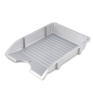 Odkladač "Solid", stříbrná, nerozbitný, DONAU