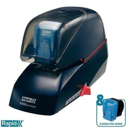 Sešívačka "Supreme 5080e", černá, elektrická, 80 listů, RAPID