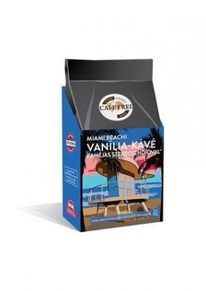 Káva "Miami vanilka" se skořicí a muškátovým ořechem, pražená, zrnková, 125 g, CAFE FREI