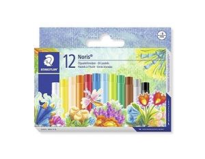 Olejové pastely "Noris Club", 12 barev, STAEDTLER