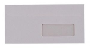 Obálka, LA4 DL, eco-friendly, samolepicí s klopou - přehybová, s okénkem vpravo, VICTORIA