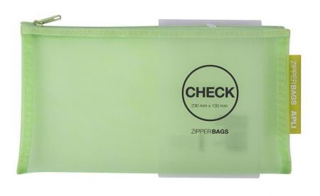 Kapsa na zip, mix barev, na zip, 230 x 130 mm, nylon, APLI