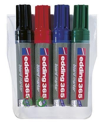Popisovače "365", mix barev, na tabule a flipchart, 2-7 mm, EDDING
