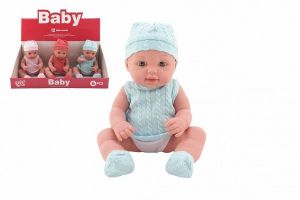 Panenka/miminko 30cm pevné tělo na baterie se zvukem
