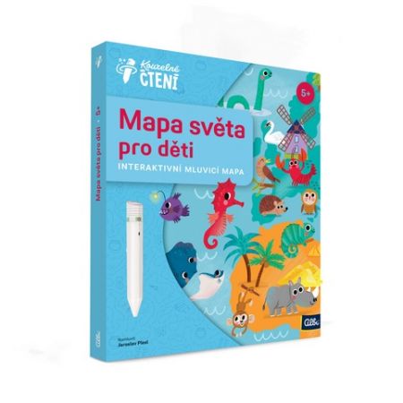 ALBI Kouzelné čtení Kniha Mapa světa pro děti