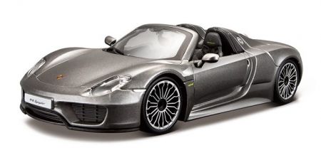 Bburago 1:24 PORSCHE 918 SPYDER GREY
