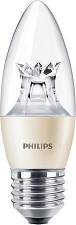 LED žárovka, svíčka, "Master" , E27, B38, 6W, 470lm, 2700K, stmívatelná, PHILIPS
