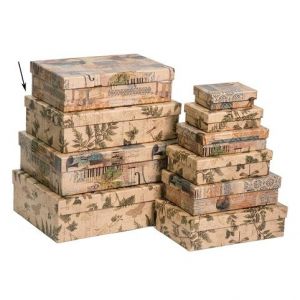 ARGUS Dárková krabice natur kraftový papír 25380168