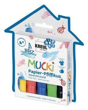Fixy na papír "MUCKI FIFIKUS", 5 barev, KREUL