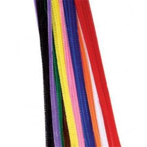 Chlupaté drátky, mix barev, 10 ks