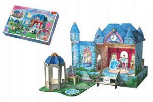 Skládačka prostorová Popelčin taneční sál 11ks v krabici 40x27x6cm