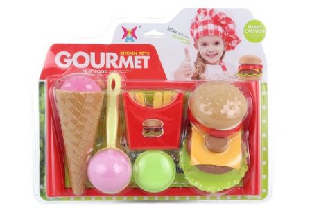 Sada jídlo s táckem