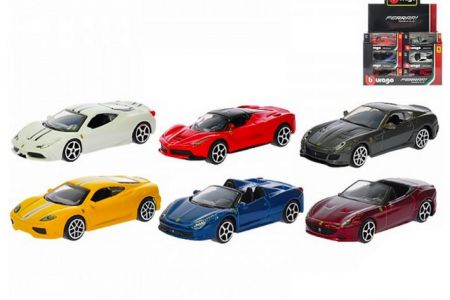 Bburago 1:64 Ferrari Race &amp; Play 12 druhů