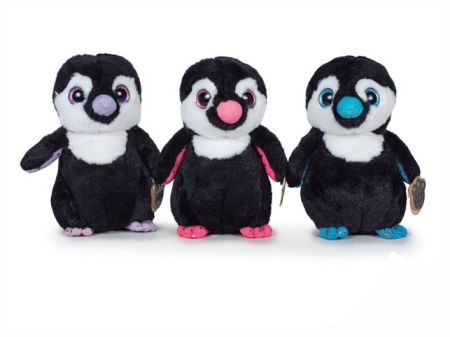 Tučňák plyšový 22cm stojící velké oči