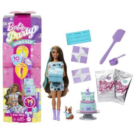 Barbie party reveal Barbie