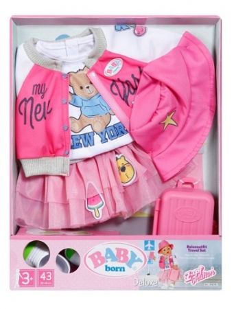 BABY born Oblečení na cesty, 43 cm