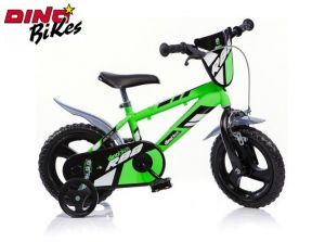 Dino Bikes Dětské kolo zelené 12" 2017