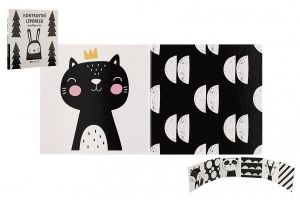 Kniha leporelo Kontrastní leporelo se zvířátky