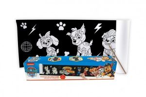 Škrábací plakát 30x200cm Tlapková Patrola