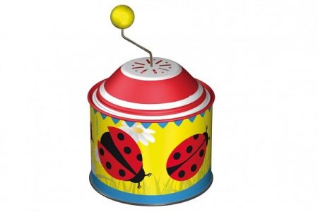 LENA - Hrající skříňka berušky, 8cm