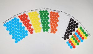 Označovací etikety - kolečka 17mm