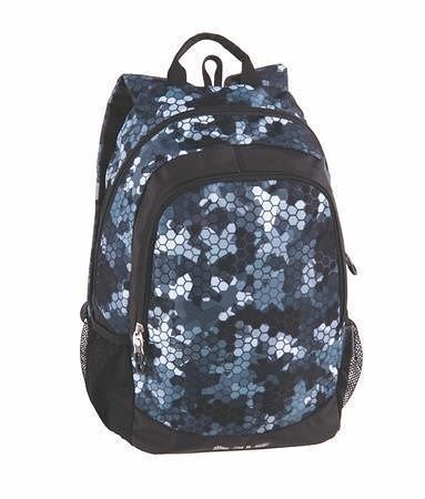 Batoh "Cots Grey Hive", černo-šedá, s přihrádkou na notebook, PULSE 121969