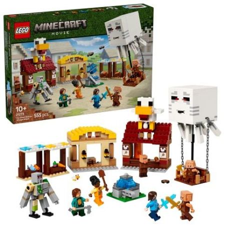 LEGO® Minecraft® 21273 Balón v podobě ďasa a útok na vesnici