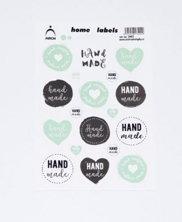 Domácí etikety "home labels" - Hand made