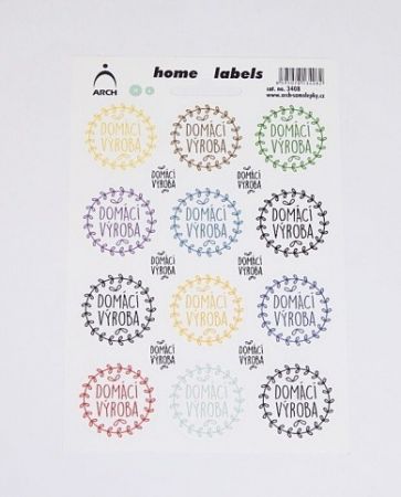 Domácí etikety "home labels" - Domácí výroba