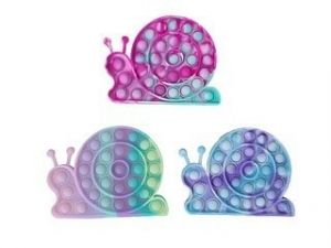 Pop it hra šnek duhový