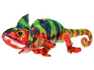 Chameleon plyšový 55cm stojící 0m+ v sáčku