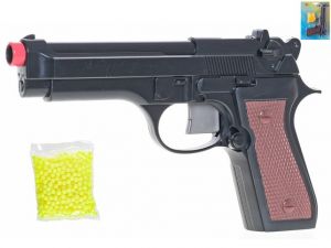 Pistole kuličková 22cm s kuličkami 200ks 5+ na kartě