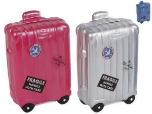 Pokladnička kufr porcelánový 13,5x9x4,5cm 3barvy