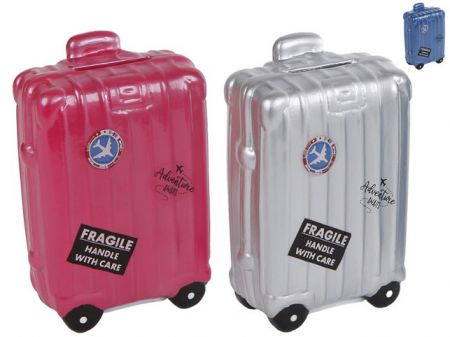 Pokladnička kufr porcelánový 13,5x9x4,5cm 3barvy