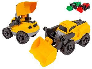 Bagr nakladač 27,5cm volný chod 3barvy 24m+