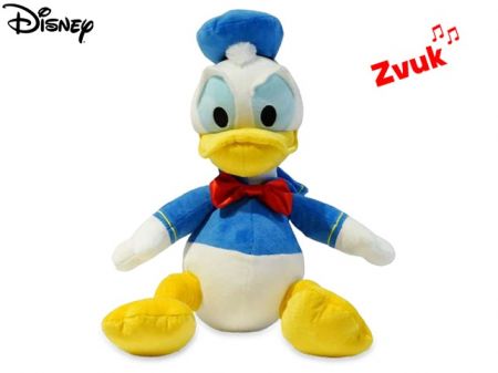 Kačer Donald plyšový 24cm na baterie se zvukem 12m+