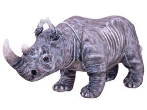 Nosorožec tuponosý plyšový 47cm stojící 0m+ v sáčku