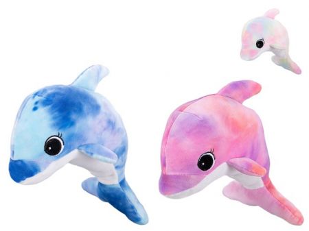 Delfín plyšový 23cm 3barvy 0m+