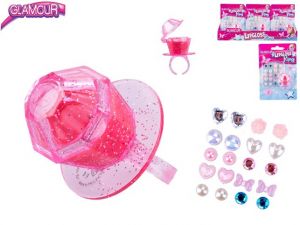 Glamour sada krásy s leskem na rty 5g na kartě