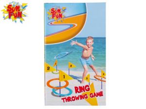 Sun Fun hra házecí s kroužky 14cm 6ks v krabičce