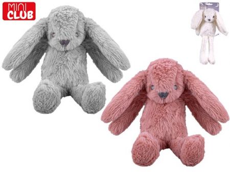 Mini Club zajíček plyšový 30cm 3barvy 0m+ na kartě