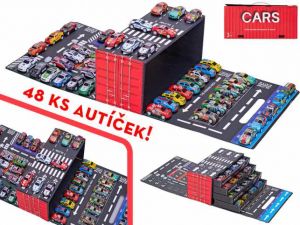 Auto 6,5cm kov zpětný chod 48ks v krabičce