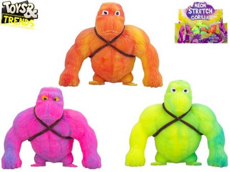 Toys&amp;Trends gorila super strečová barevná 10cm 3barvy