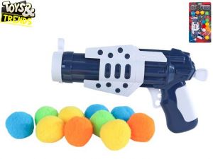 Toys&amp;Trends pistole 17,5cm na měkké kuličky 11ks na kartě