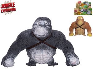 Jungle Expedition gorila super strečová 10cm 2barvy