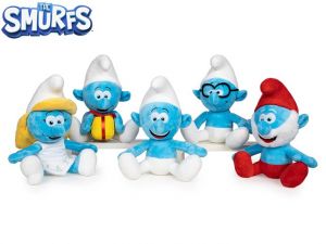 Šmoulové plyšoví 26cm sedící 5druhů 0m+